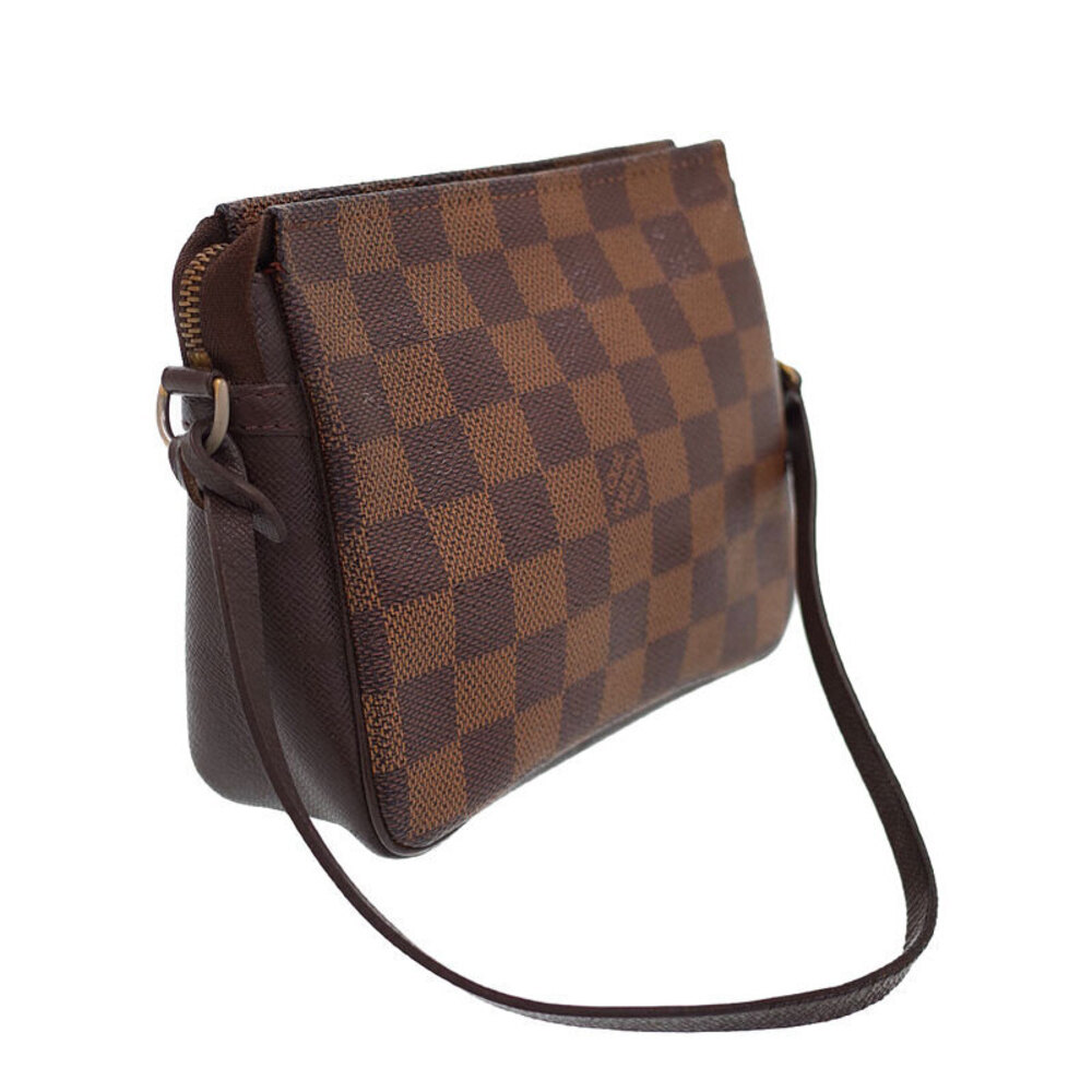 Louis Vuitton Damier Ebene Brown Truth Makeup Accessory Clutch Bag - Picture 2 of 9